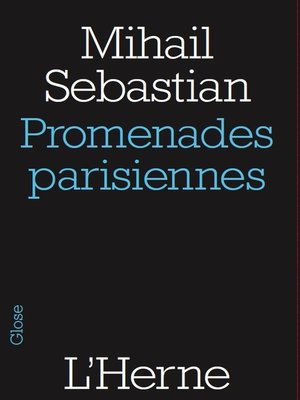 cover image of Promenades parisiennes